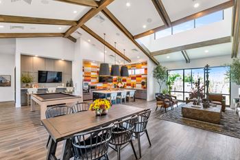 The preserve at ballantyne commons living room and dining room
